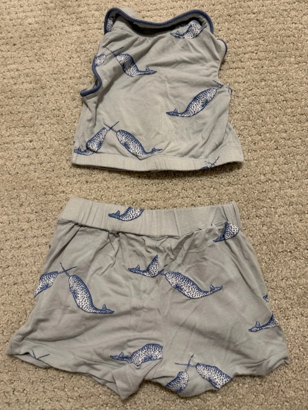 Kate Quinn Narwhal Print Set - 18 Mo